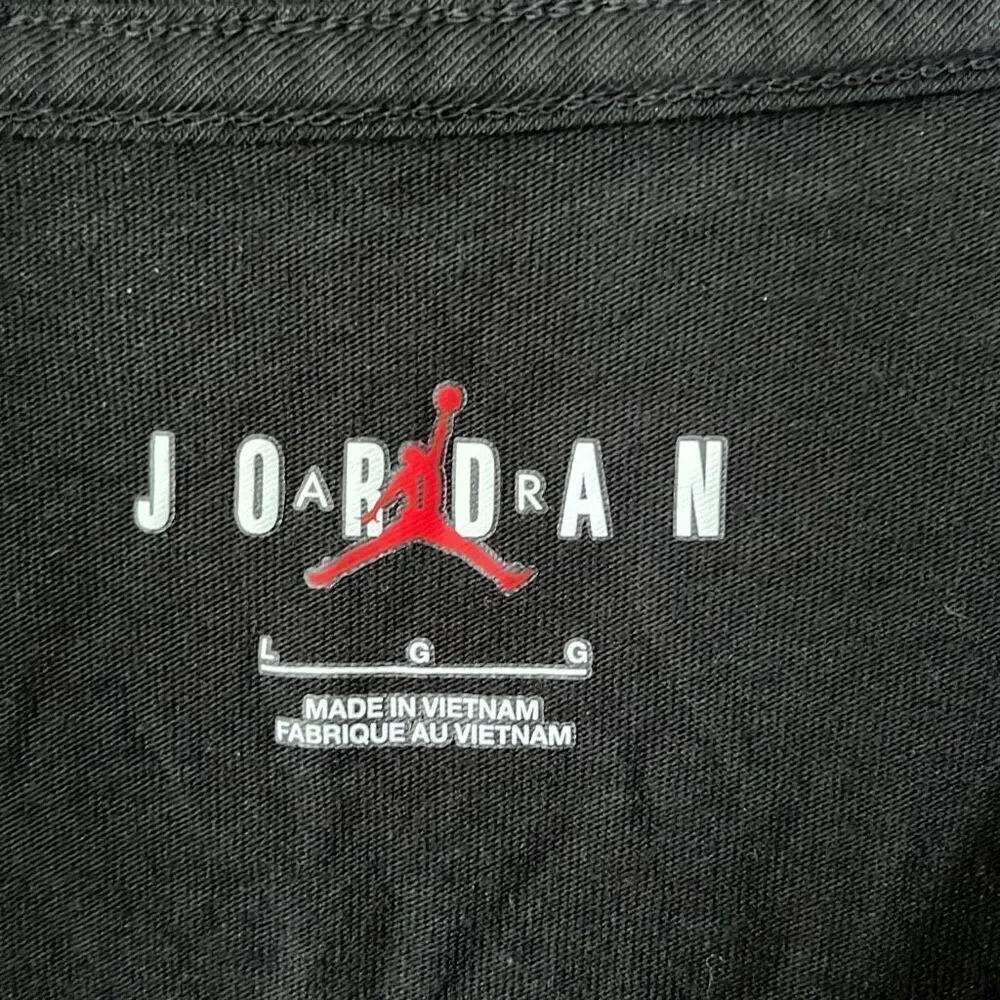 Jordan Flight MVP Black Short Sleeve T-Shirt Large‎